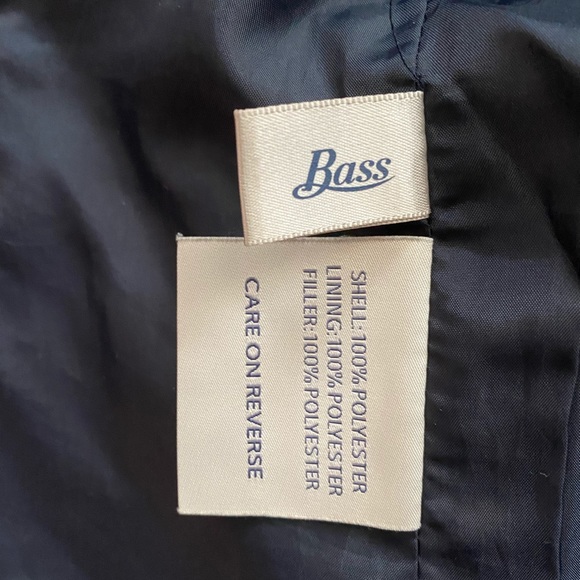 JCrew Inspired Bass Navy Blue Quilted Snap Vest - Picture 4 of 4